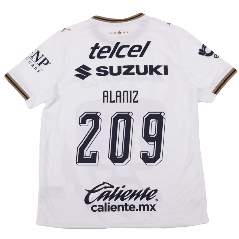 Danxen Kinder Jorge Alaniz #209 Weiß Schwarz Braun Auswärtstrikot Trikot 2026/27 T-Shirt Schweiz