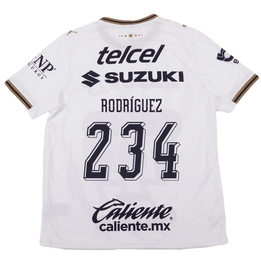 Danxen Kinder Axel Rodríguez #234 Weiß Schwarz Braun Auswärtstrikot Trikot 2026/27 T-Shirt Schweiz