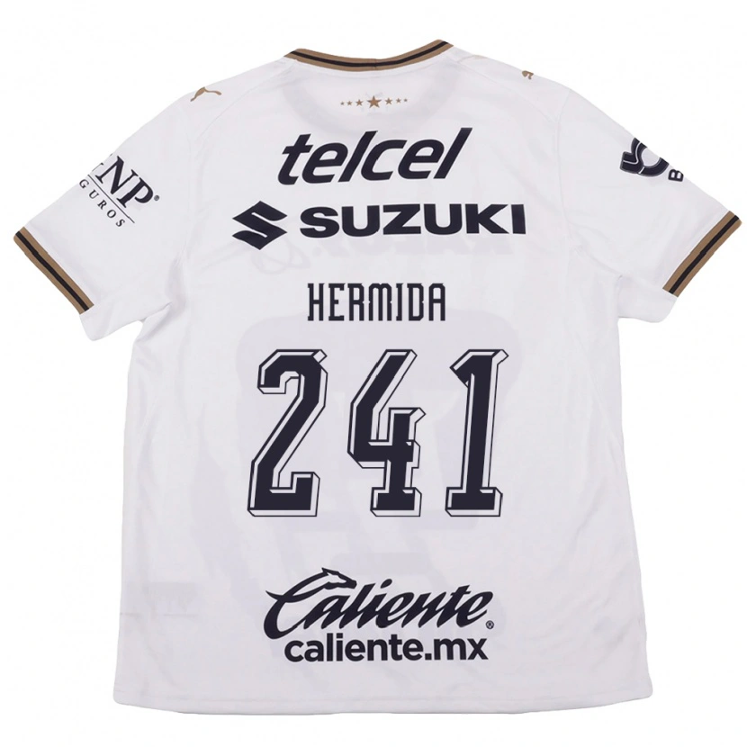 Danxen Kinder Emiliano Hermida #241 Weiß Schwarz Braun Auswärtstrikot Trikot 2026/27 T-Shirt Schweiz