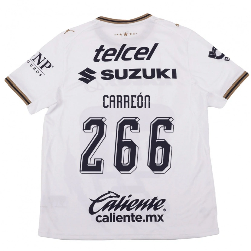 Danxen Kinder Rogelio Carreón #266 Weiß Schwarz Braun Auswärtstrikot Trikot 2026/27 T-Shirt Schweiz