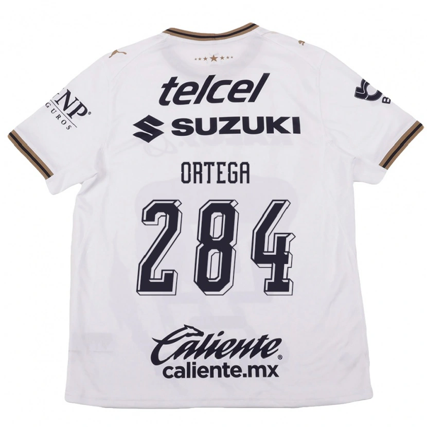 Danxen Kinder Oscar Ortega #284 Weiß Schwarz Braun Auswärtstrikot Trikot 2026/27 T-Shirt Schweiz
