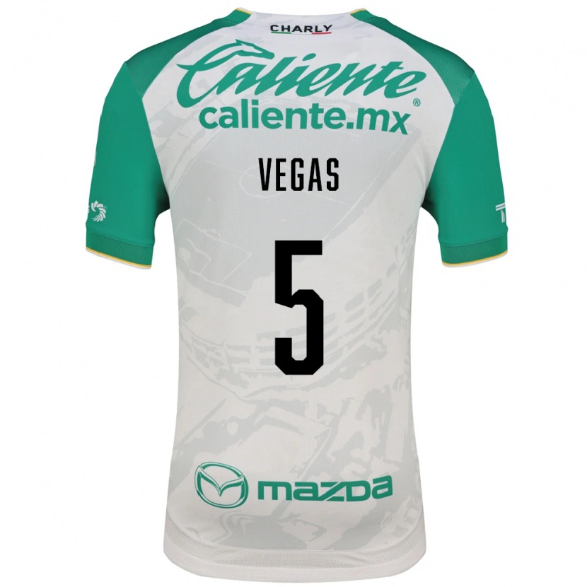 Danxen Kinder Sebastián Vegas #5 Hellgrün Weiß Auswärtstrikot Trikot 2026/27 T-Shirt Schweiz