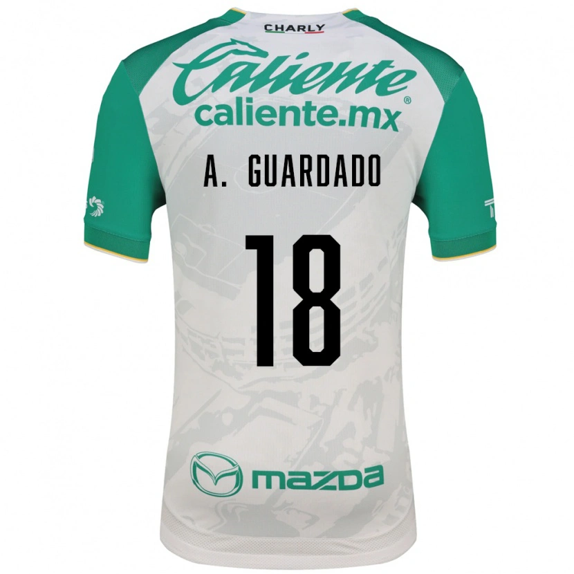 Danxen Kinder Andres Guardado #18 Hellgrün Weiß Auswärtstrikot Trikot 2026/27 T-Shirt Schweiz