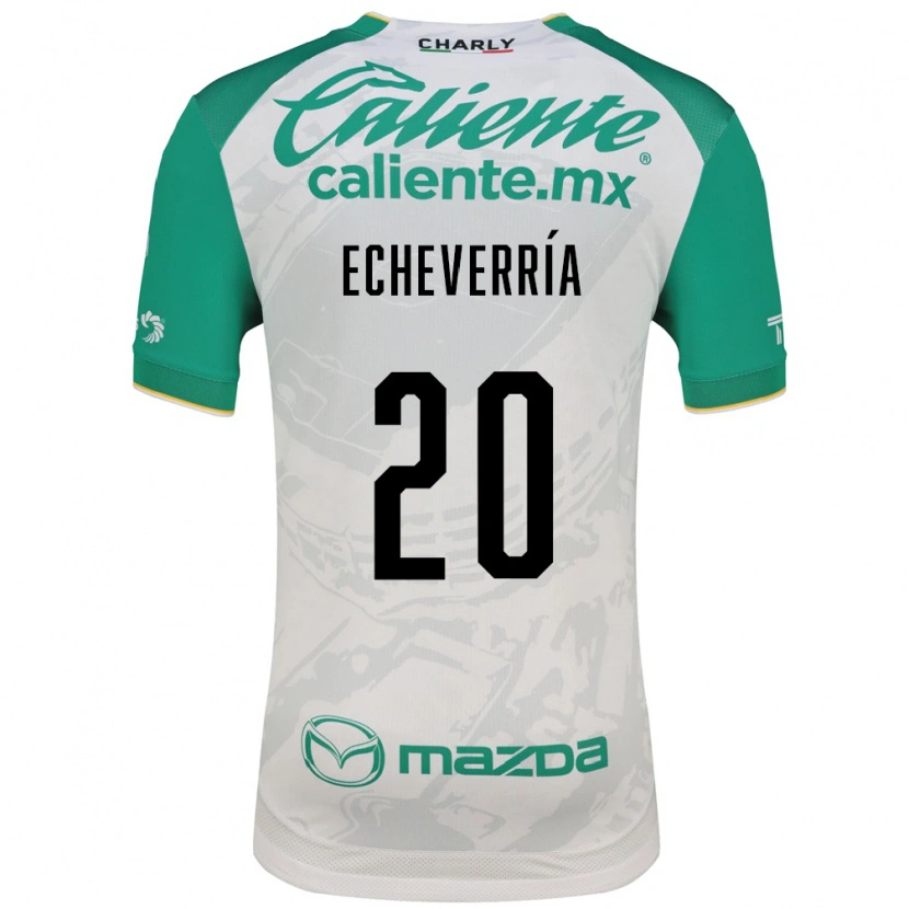 Danxen Kinder Rodrigo Echeverría #20 Hellgrün Weiß Auswärtstrikot Trikot 2026/27 T-Shirt Schweiz
