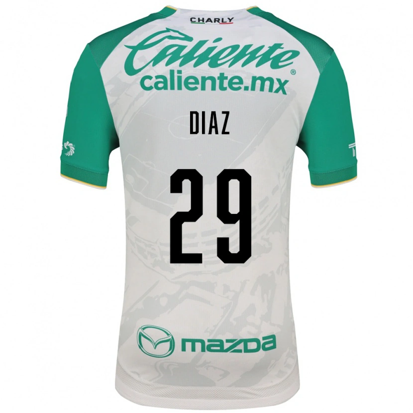 Danxen Kinder Kenia Díaz #29 Hellgrün Weiß Auswärtstrikot Trikot 2026/27 T-Shirt Schweiz