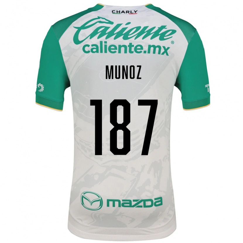 Danxen Kinder Diego Muñoz #187 Hellgrün Weiß Auswärtstrikot Trikot 2026/27 T-Shirt Schweiz