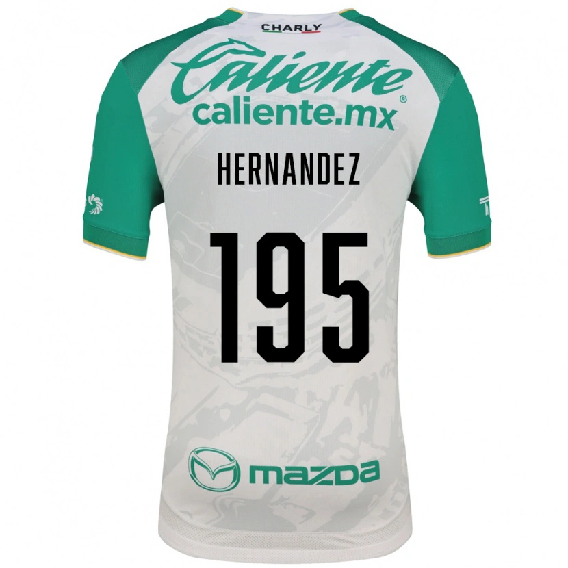 Danxen Kinder Fernando Hernández #195 Hellgrün Weiß Auswärtstrikot Trikot 2026/27 T-Shirt Schweiz