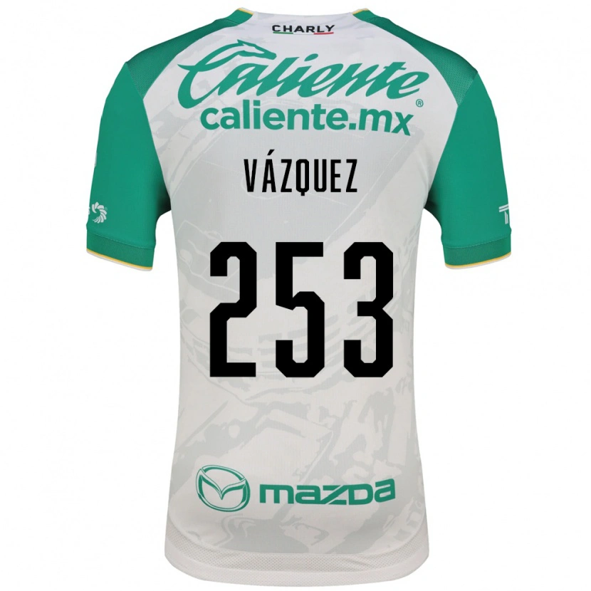 Danxen Kinder Héctor Vázquez #253 Hellgrün Weiß Auswärtstrikot Trikot 2026/27 T-Shirt Schweiz
