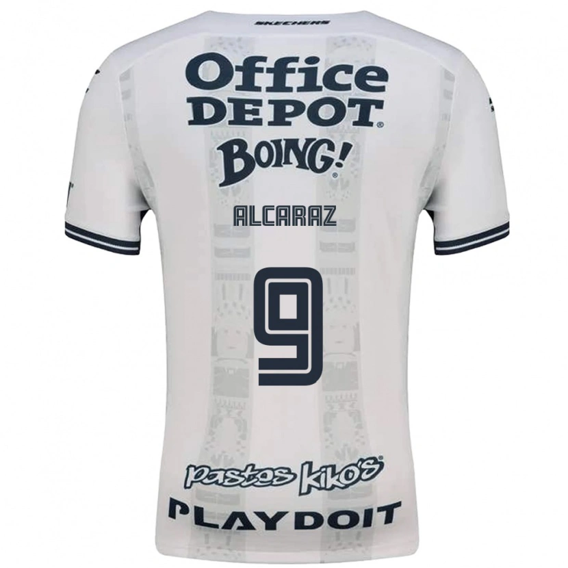 Danxen Kinder Adrián Alcaraz #9 Rot Weiß Schwarz Auswärtstrikot Trikot 2026/27 T-Shirt Schweiz