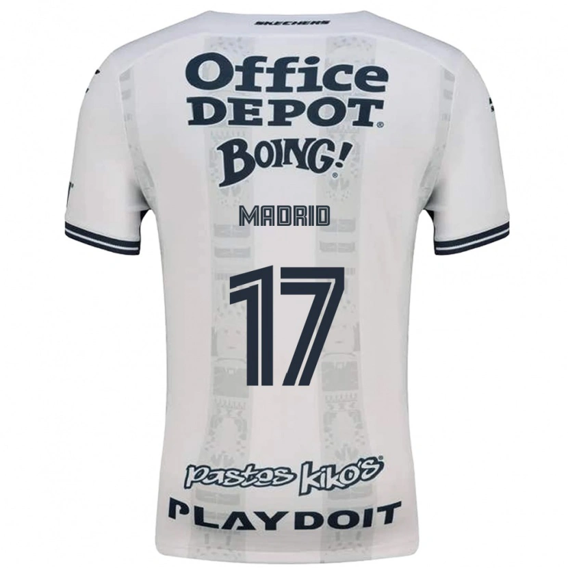 Danxen Kinder Yanín Madrid #17 Rot Weiß Schwarz Auswärtstrikot Trikot 2026/27 T-Shirt Schweiz