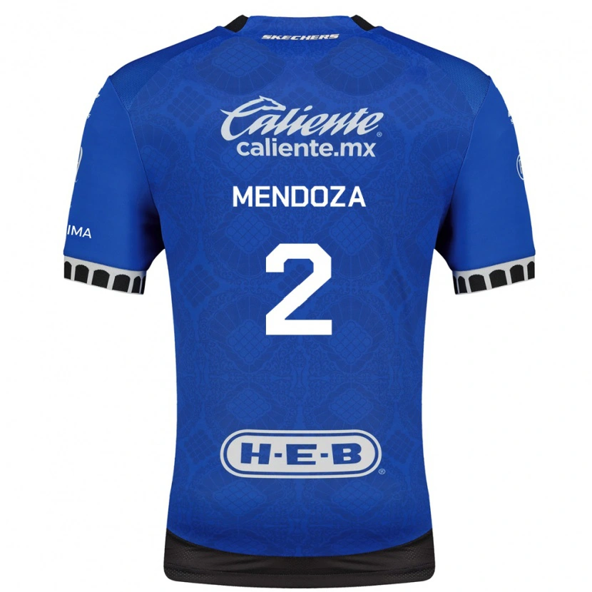Danxen Kinder Omar Mendoza #2 Königsblau Weiß Schwarz Auswärtstrikot Trikot 2026/27 T-Shirt Schweiz