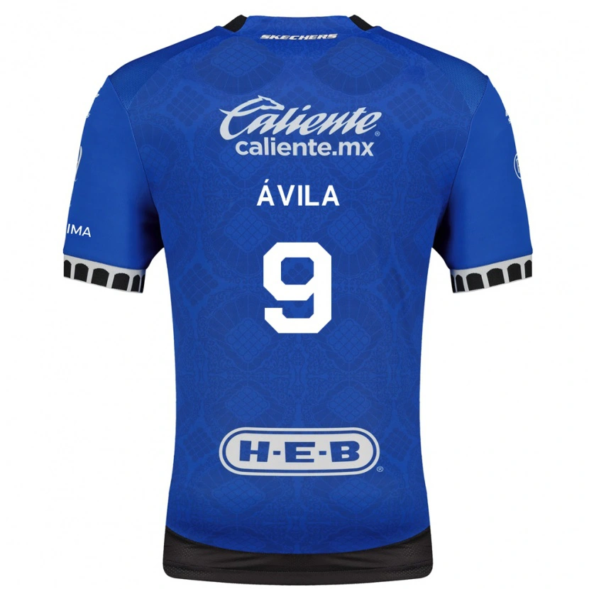 Danxen Kinder Alí Ávila #9 Königsblau Weiß Schwarz Auswärtstrikot Trikot 2026/27 T-Shirt Schweiz