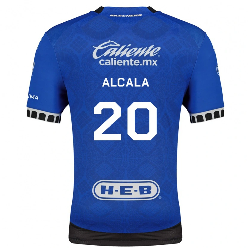Danxen Kinder Álex Alcalá #20 Königsblau Weiß Schwarz Auswärtstrikot Trikot 2026/27 T-Shirt Schweiz
