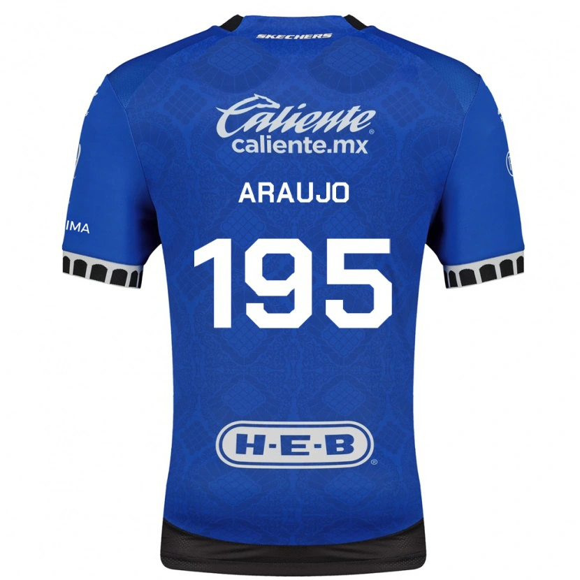 Danxen Kinder Diego Araujo #195 Königsblau Weiß Schwarz Auswärtstrikot Trikot 2026/27 T-Shirt Schweiz