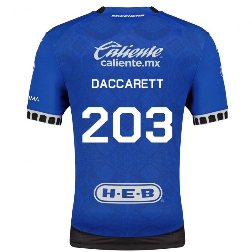 Danxen Kinder Juan Daccarett #203 Königsblau Weiß Schwarz Auswärtstrikot Trikot 2026/27 T-Shirt Schweiz