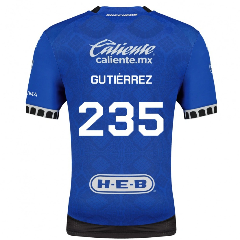 Danxen Kinder Luis Gutiérrez #235 Königsblau Weiß Schwarz Auswärtstrikot Trikot 2026/27 T-Shirt Schweiz
