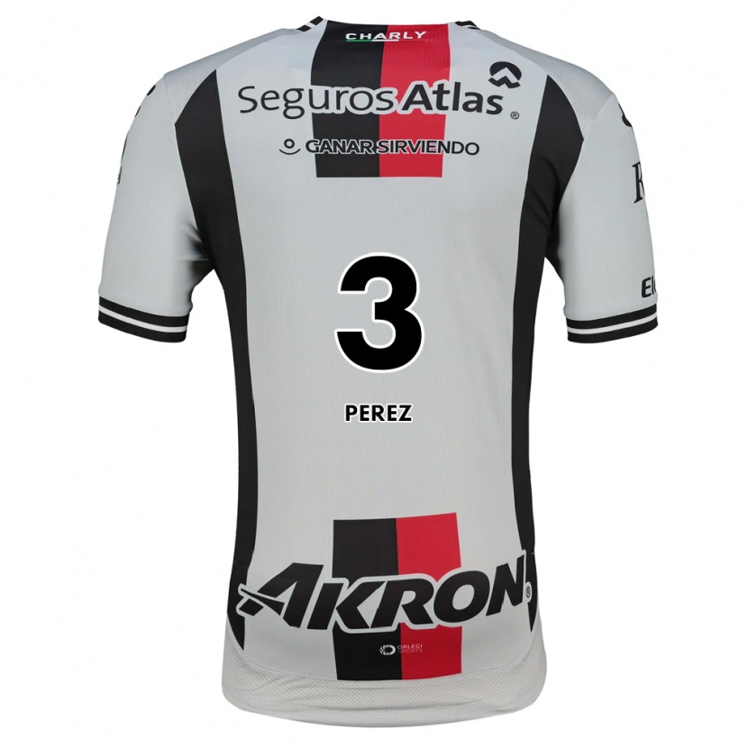 Danxen Kinder María Fernanda Pérez #3 Weiß Rot Schwarz Auswärtstrikot Trikot 2026/27 T-Shirt Schweiz
