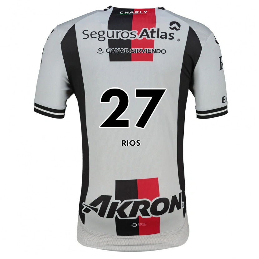 Danxen Kinder Víctor Ríos #27 Weiß Rot Schwarz Auswärtstrikot Trikot 2026/27 T-Shirt Schweiz