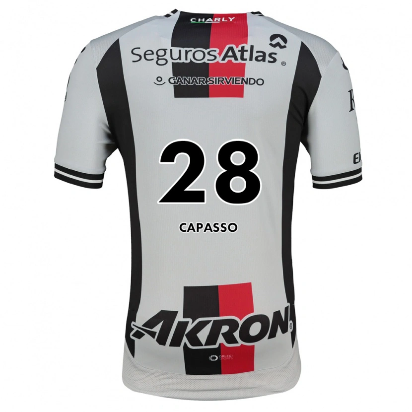 Danxen Kinder Manuel Capasso #28 Weiß Rot Schwarz Auswärtstrikot Trikot 2026/27 T-Shirt Schweiz