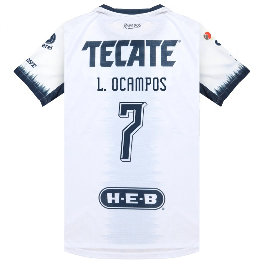 Danxen Kinder Lucas Ocampos #7 Weiß Tintenblau Rot Auswärtstrikot Trikot 2026/27 T-Shirt Schweiz