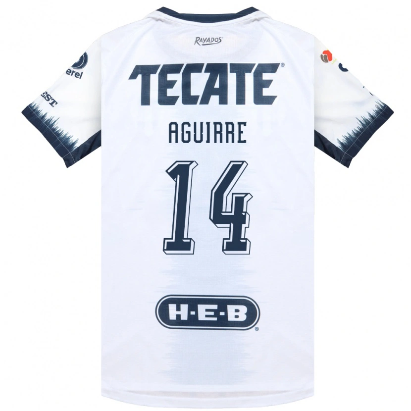 Danxen Kinder Érick Aguirre #14 Weiß Tintenblau Rot Auswärtstrikot Trikot 2026/27 T-Shirt Schweiz