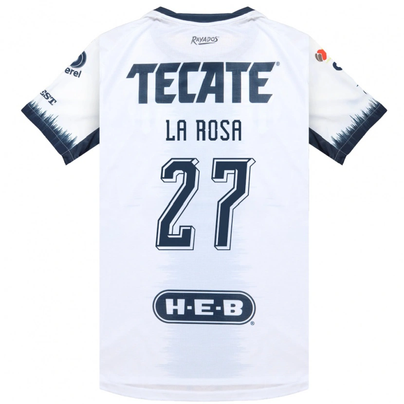 Danxen Kinder Roberto De La Rosa #27 Weiß Tintenblau Rot Auswärtstrikot Trikot 2026/27 T-Shirt Schweiz