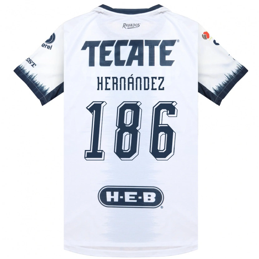 Danxen Kinder Sebastián Hernández #186 Weiß Tintenblau Rot Auswärtstrikot Trikot 2026/27 T-Shirt Schweiz