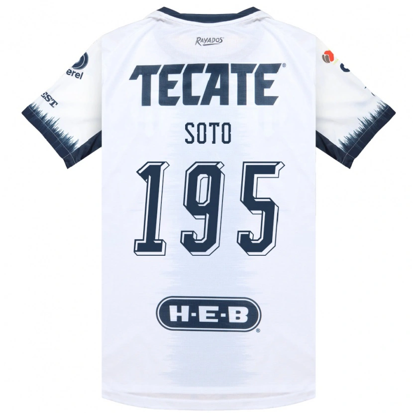 Danxen Kinder Óscar Soto #195 Weiß Tintenblau Rot Auswärtstrikot Trikot 2026/27 T-Shirt Schweiz