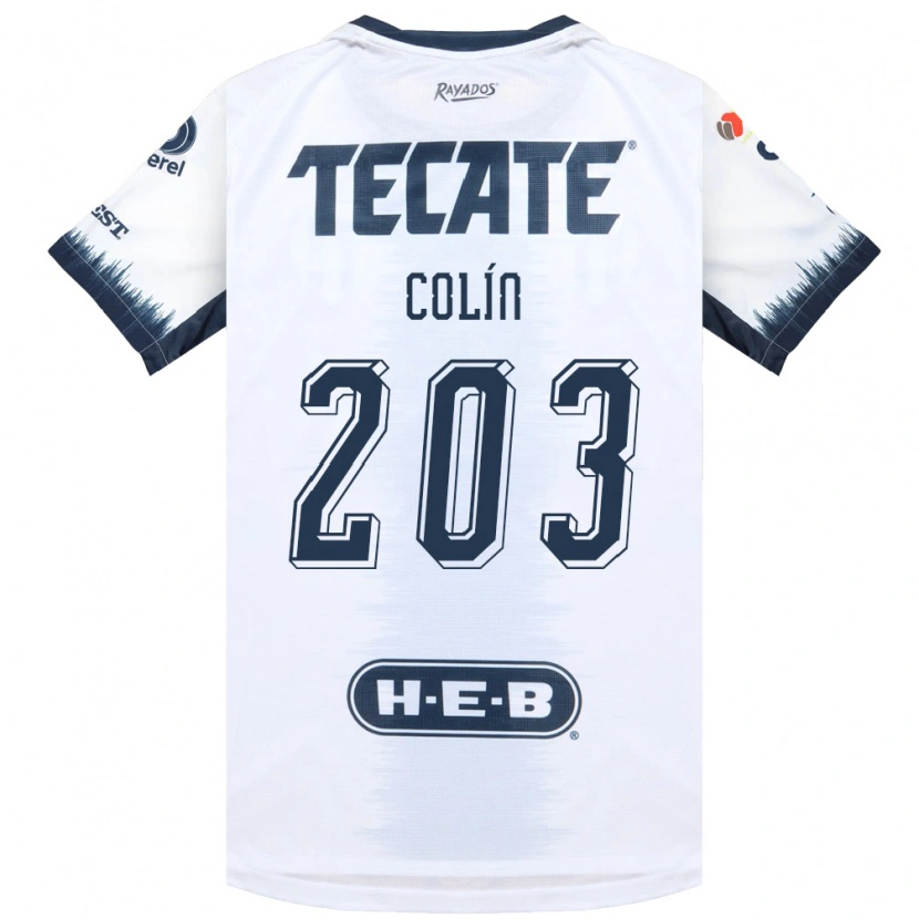 Danxen Kinder Luis Colín #203 Weiß Tintenblau Rot Auswärtstrikot Trikot 2026/27 T-Shirt Schweiz