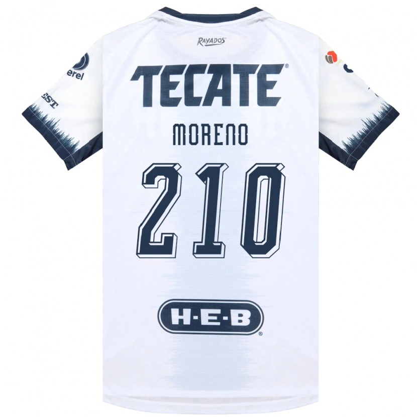 Danxen Kinder Gael Moreno #210 Weiß Tintenblau Rot Auswärtstrikot Trikot 2026/27 T-Shirt Schweiz