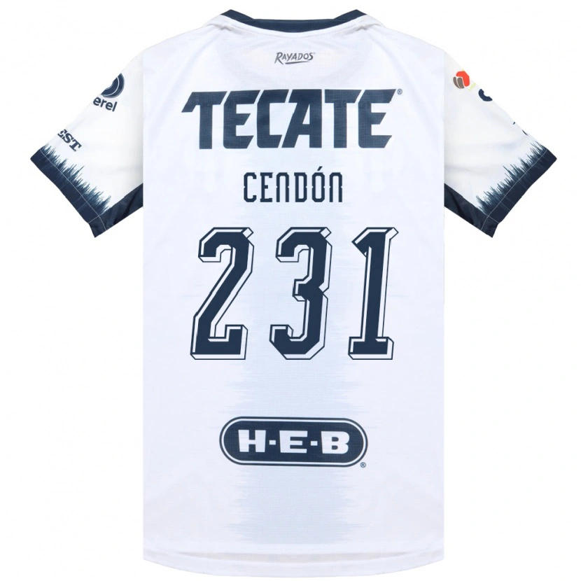 Danxen Kinder Maximiliano Cendón #231 Weiß Tintenblau Rot Auswärtstrikot Trikot 2026/27 T-Shirt Schweiz