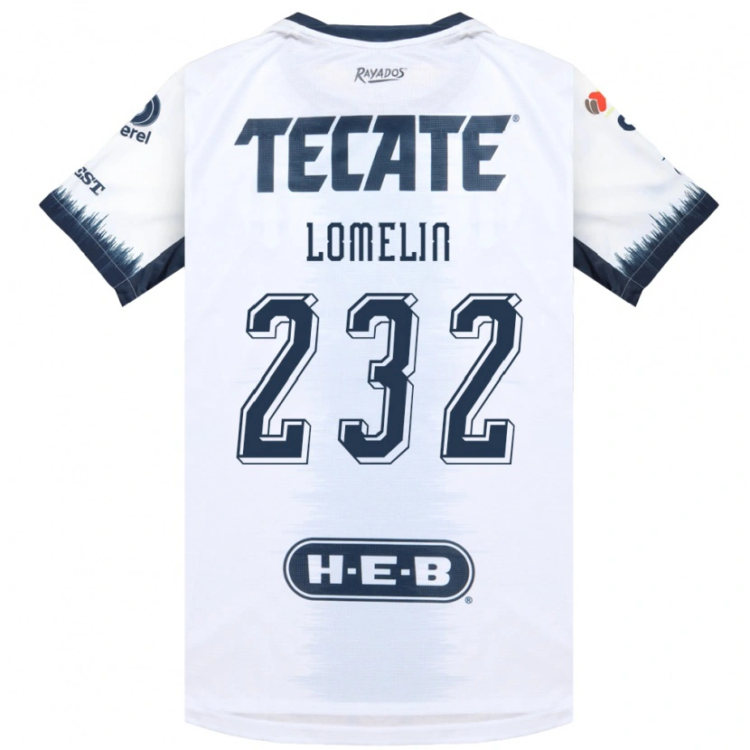 Danxen Kinder Santiago Lomelin #232 Weiß Tintenblau Rot Auswärtstrikot Trikot 2026/27 T-Shirt Schweiz