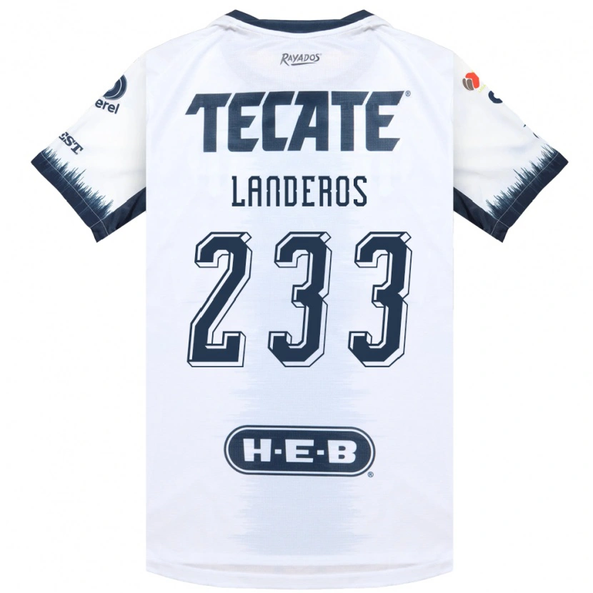 Danxen Kinder Jorge Landeros #233 Weiß Tintenblau Rot Auswärtstrikot Trikot 2026/27 T-Shirt Schweiz