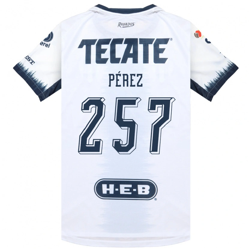 Danxen Kinder Anthony Pérez #257 Weiß Tintenblau Rot Auswärtstrikot Trikot 2026/27 T-Shirt Schweiz