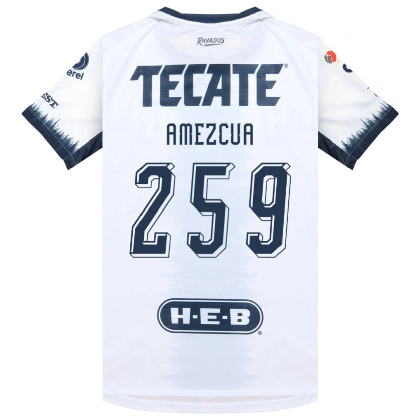 Danxen Kinder Ángel Amezcua #259 Weiß Tintenblau Rot Auswärtstrikot Trikot 2026/27 T-Shirt Schweiz