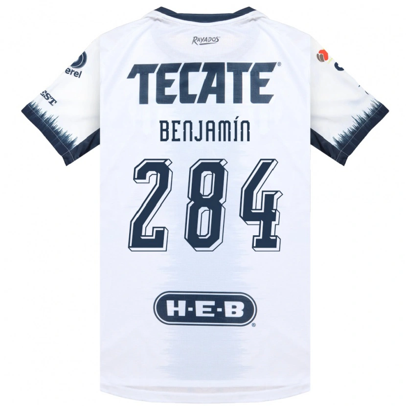 Danxen Kinder Benjamín De La Herrán #284 Weiß Tintenblau Rot Auswärtstrikot Trikot 2026/27 T-Shirt Schweiz