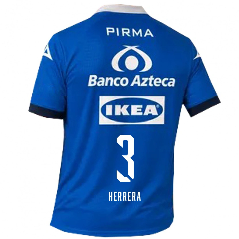 Danxen Kinder Alberto Herrera #3 Blau Weiß Auswärtstrikot Trikot 2026/27 T-Shirt Schweiz