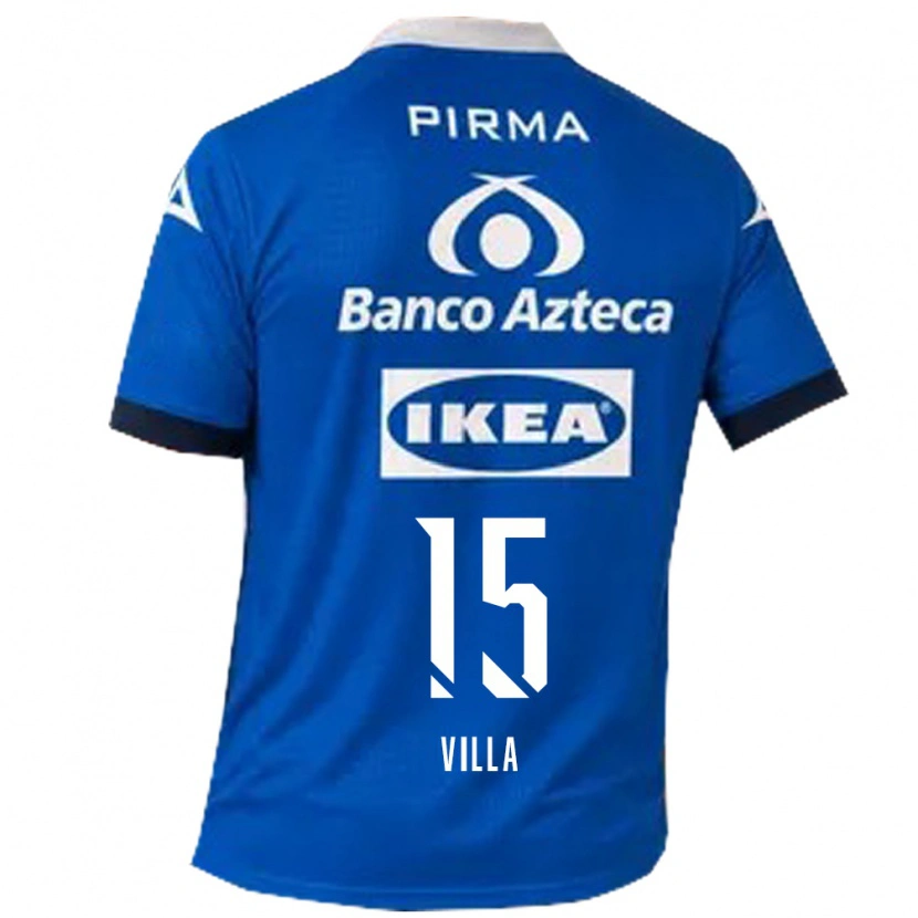 Danxen Kinder Óscar Villa #15 Blau Weiß Auswärtstrikot Trikot 2026/27 T-Shirt Schweiz