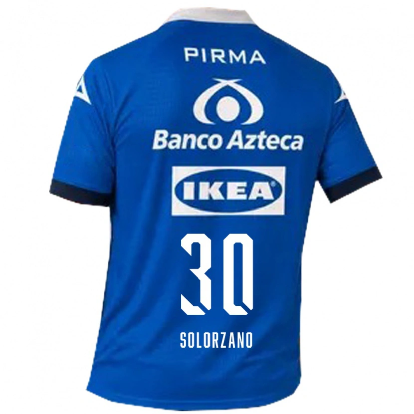 Danxen Kinder Aisha Solórzano #30 Blau Weiß Auswärtstrikot Trikot 2026/27 T-Shirt Schweiz