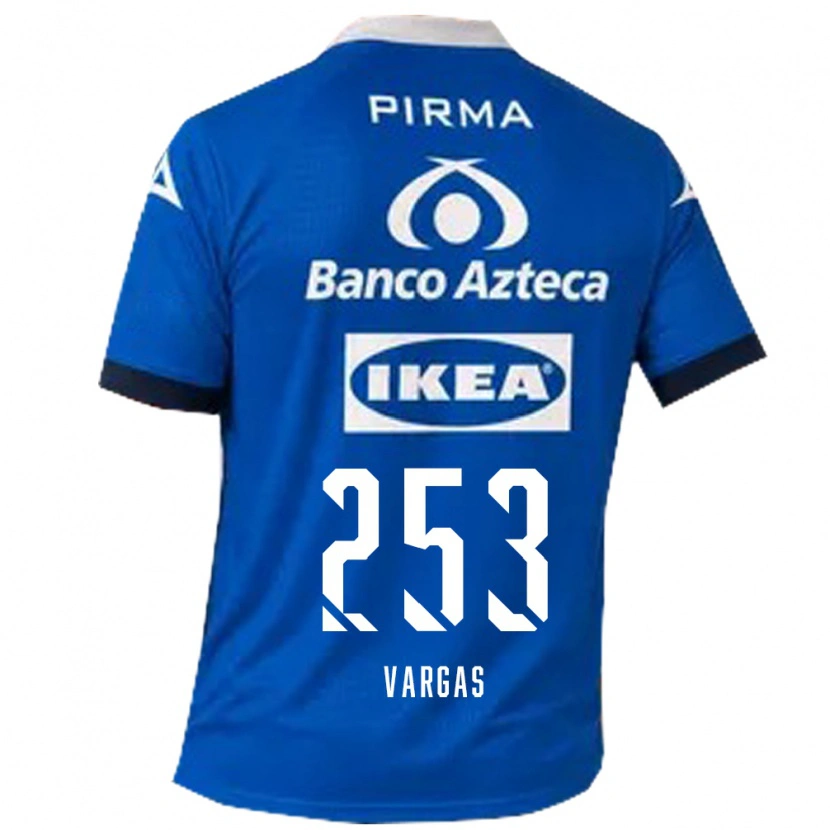 Danxen Kinder Edwin Vargas #253 Blau Weiß Auswärtstrikot Trikot 2026/27 T-Shirt Schweiz