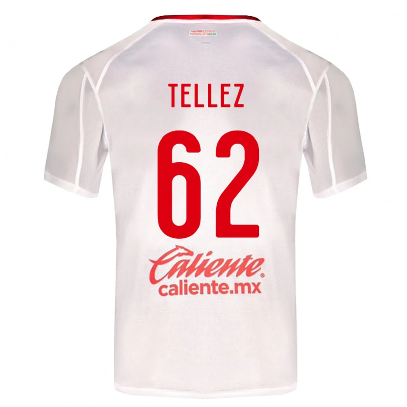 Danxen Kinder Brandon Téllez #62 Weiß Grün Rot Auswärtstrikot Trikot 2026/27 T-Shirt Schweiz