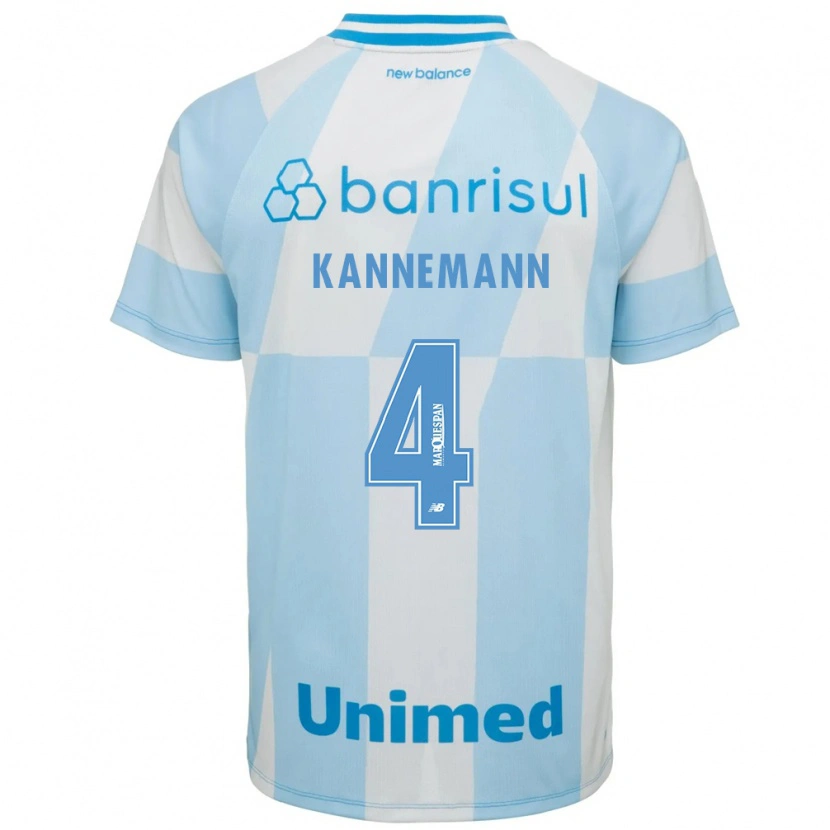 Danxen Kinder Walter Kannemann #4 Hellblau Weiß Auswärtstrikot Trikot 2026/27 T-Shirt Schweiz