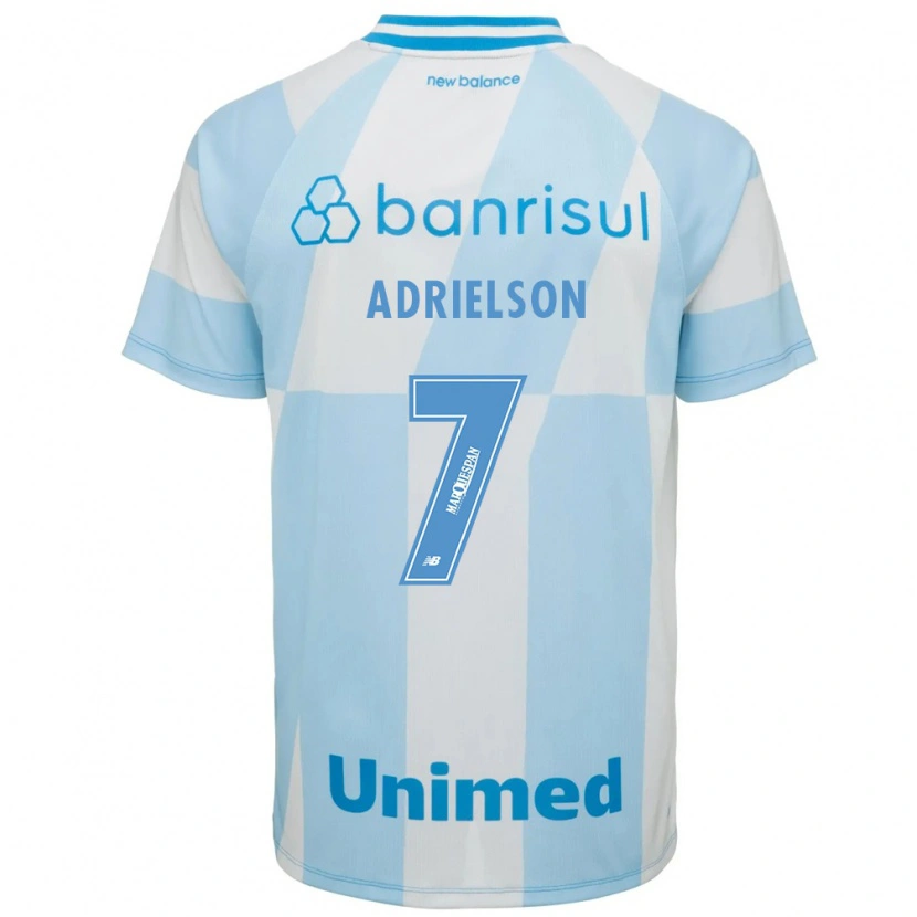 Danxen Kinder Adrielson Lima De Oliveira #7 Hellblau Weiß Auswärtstrikot Trikot 2026/27 T-Shirt Schweiz