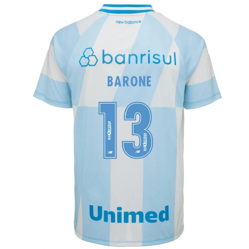 Danxen Kinder Thiago Barone #13 Hellblau Weiß Auswärtstrikot Trikot 2026/27 T-Shirt Schweiz
