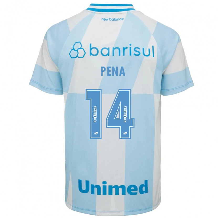 Danxen Kinder Jessica Peña #14 Hellblau Weiß Auswärtstrikot Trikot 2026/27 T-Shirt Schweiz