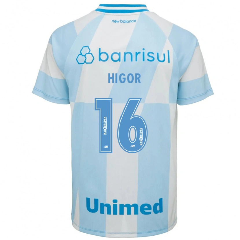 Danxen Kinder Higor Sousa E Silva #16 Hellblau Weiß Auswärtstrikot Trikot 2026/27 T-Shirt Schweiz