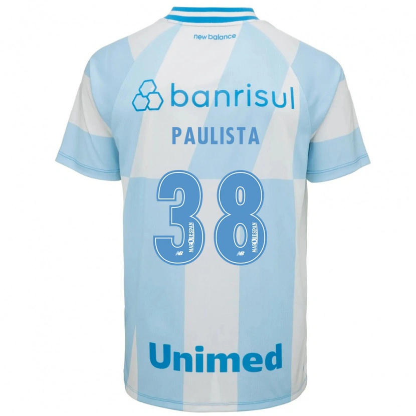 Danxen Kinder Caio Paulista #38 Hellblau Weiß Auswärtstrikot Trikot 2026/27 T-Shirt Schweiz