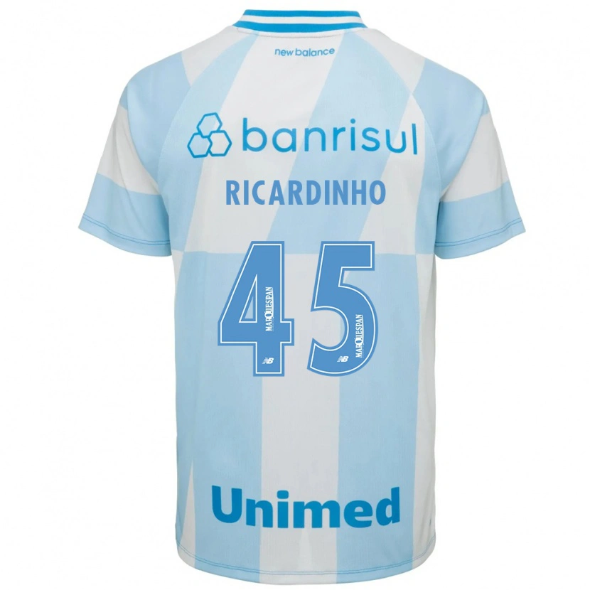 Danxen Kinder Ricardinho #45 Hellblau Weiß Auswärtstrikot Trikot 2026/27 T-Shirt Schweiz