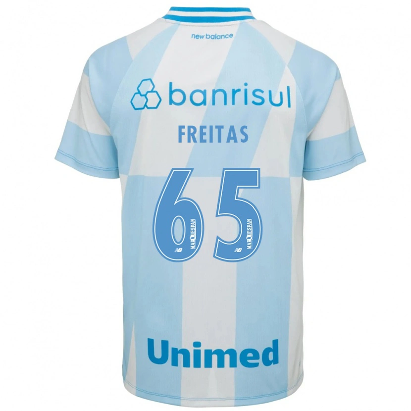 Danxen Kinder Riquelme Freitas Dos Santos #65 Hellblau Weiß Auswärtstrikot Trikot 2026/27 T-Shirt Schweiz
