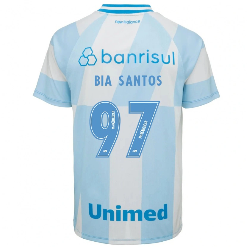 Danxen Kinder Bia Santos #97 Hellblau Weiß Auswärtstrikot Trikot 2026/27 T-Shirt Schweiz
